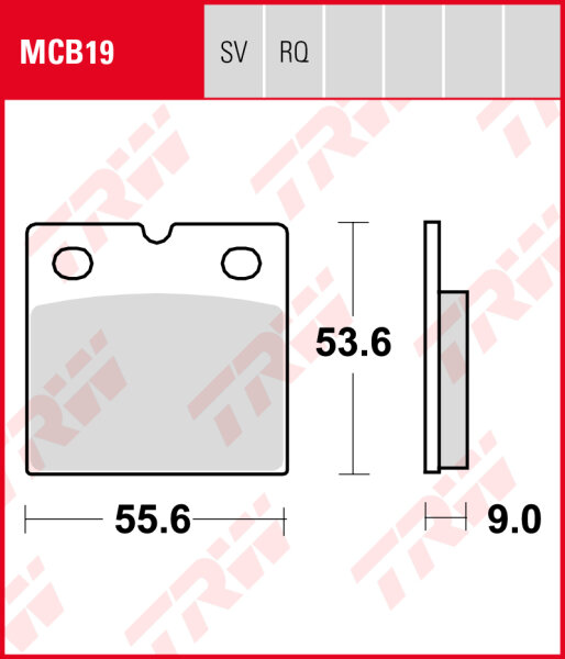 BMW R 650 GS, Bj. 87-92, 247, Bremsbeläge vorne, TRW Lucas MCB19, Organic Allround