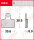 Gas Gas TX 125 Randonne, Bj. 12-, Bremsbeläge hinten, TRW Lucas MCB767, Organic Allround