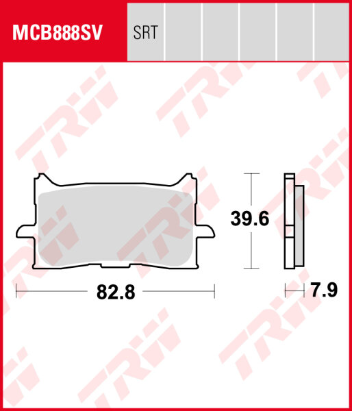 Honda CB 300 R, Bj. 18-, Bremsbeläge vorne, TRW Lucas MCB888SV, Sinter Street