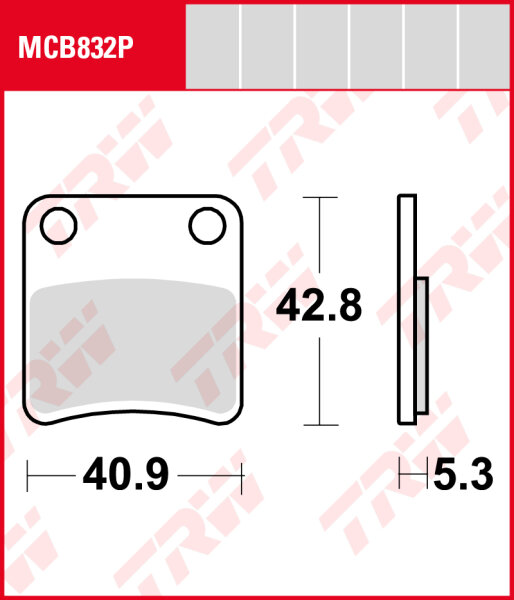 Honda FJS 600 A Silver Wing ABS, Bj. 01-09, PF01, Parkbremse, TRW Lucas MCB832P, Organic Allround